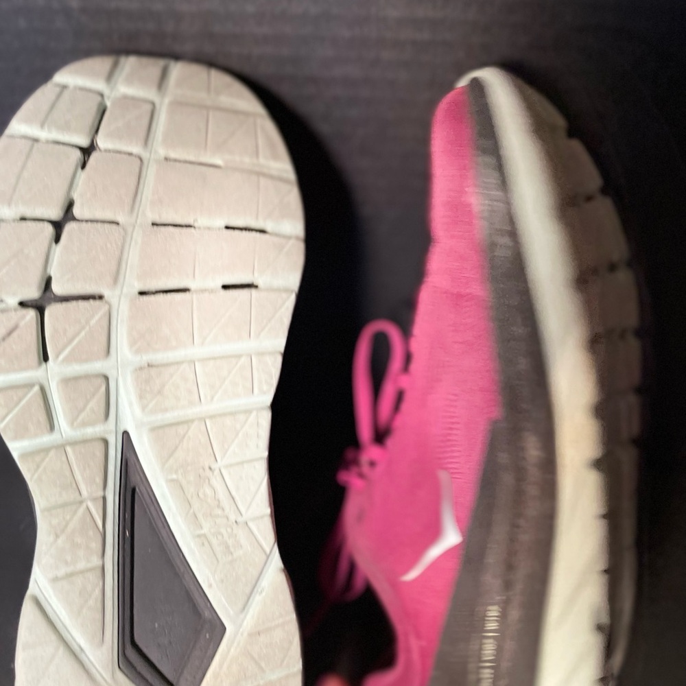 Hoka Pink and Gray Athletic Shoes - Picture 5 of 8
